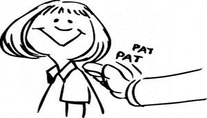 pat clipart black and white